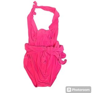 One piece sz M multiway convertible infinity wrap bathing suit, bodysuit